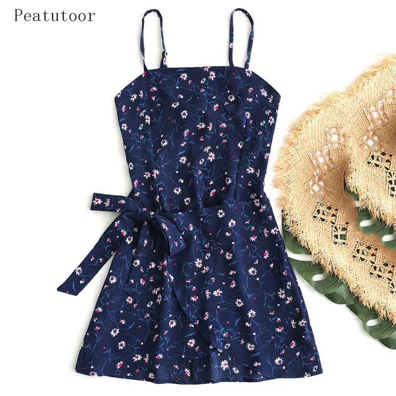 ZAN-STYLE-Boho-Floral-Prints-Bowknot-Tied-Cut-Out-Mini-Dress-Women-Halter-Backless-Belted-Beach (4)