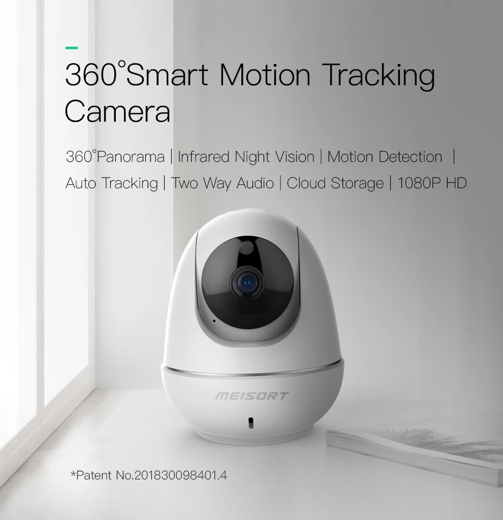 SOVMIKO HD 1080P Cloud Wireless IP Camera Intelligent Auto Tracking Human Move