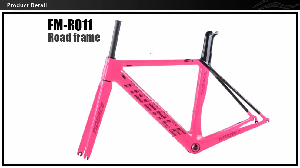 Best Tideace carbon fiber bicycle frame road bike frame carbon super carbon light weight racing road frameset accept DIY 9