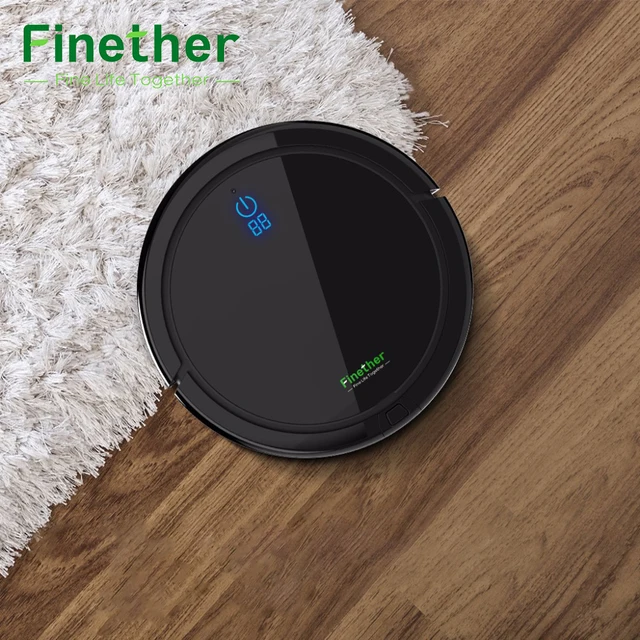 Finether Auto Charging Robotic Vacuum Cleaner Robot Finether Auto Charging Robotic Vacuum Cleaner Robot Floor Cleaning Remote Control 5