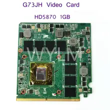 G73_MXM HD5870 1 ГБ 216-0769008 видео карты для Asus G73 G73JH ноутбука VGA Графика картон 100% тестирование работы Бесплатная доставка