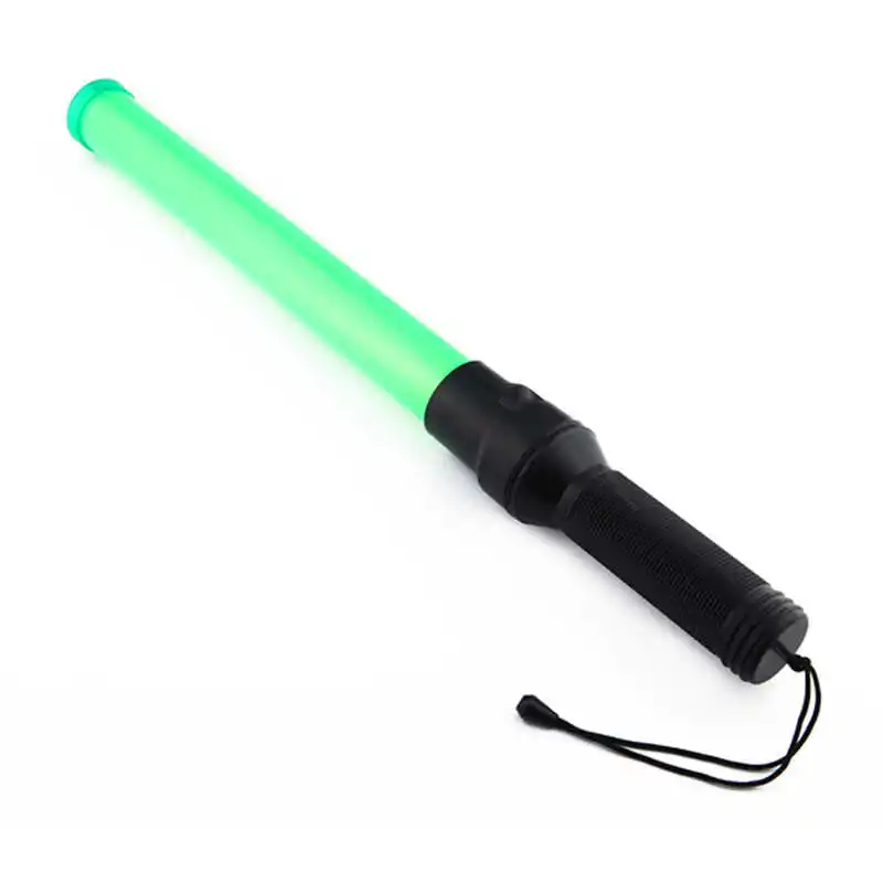 Powerful led flashlight Traffic Safety 3 Modes Traffic Baton Light Fluorescent Sticks by 2 x D batteries #3S27 (10)