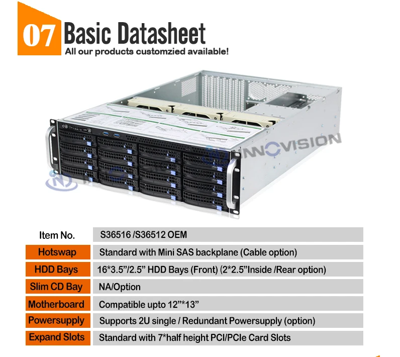 S36516 rack server case 8