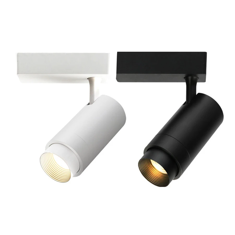 

Thrisdar Stepless Zoom LED Track Light 12W 20W 30W 15-60 Degree Focus Adjustable Rail Spotlights Clothing Shop Store Track Lamp