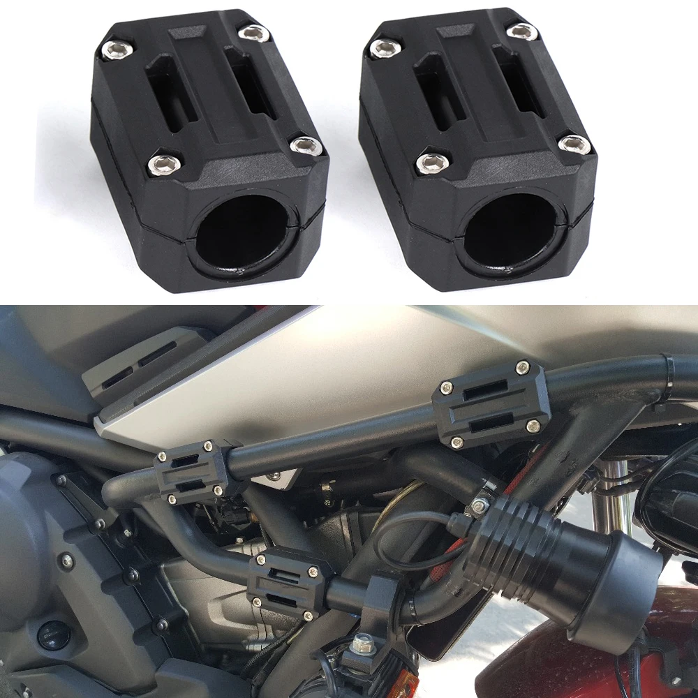 

For HONDA CRF1000L for BMW R1200GS R1250GS ADV Motorcycle Engine Guard Bumper Protection Decorative Block 22/25/28mm Crash Bar