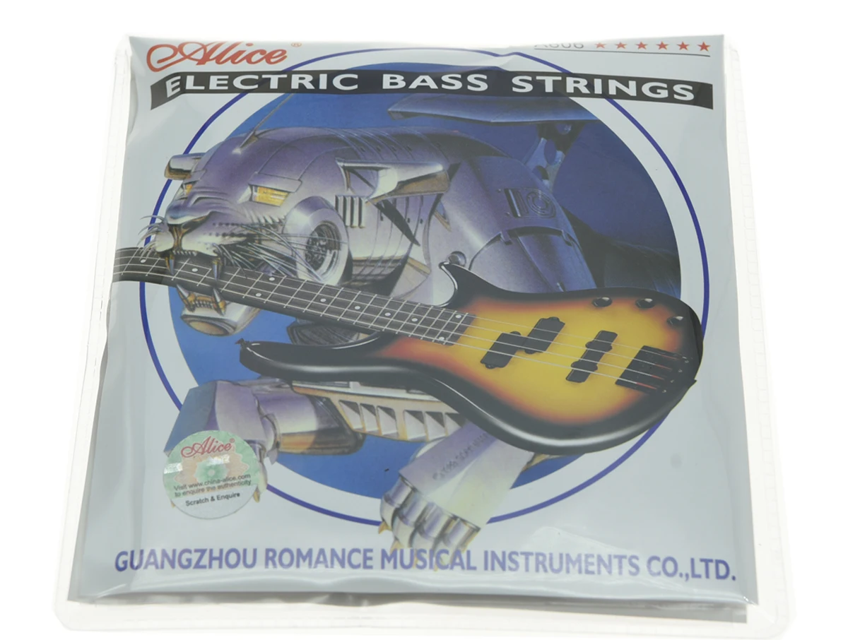 Alice 4 String Electric Bass Strings Bass Guitar Strings Nickel Alloy Wound .045-.105 Alice 4 String Electric Bass Strings Bass Guitar Strings Nickel Alloy Wound .045-.105