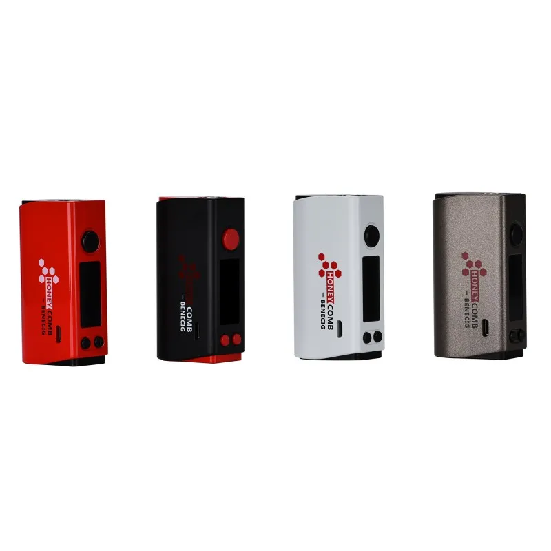  ORIGINAL Benecig Honeycomb 75 Electronic Cigarette Box Mod 18650 Battery Vaporizer Mechanical Mods Fit TFV12 Vape Atomizer 