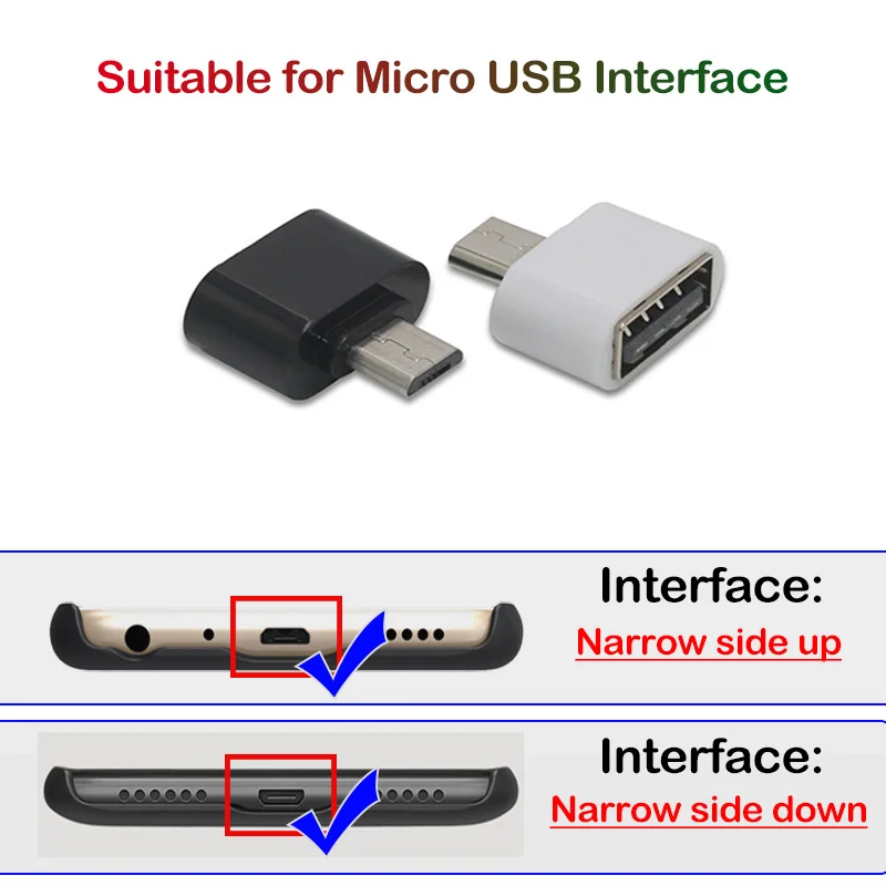 Micro USB OTG адаптер для Xiaomi Redmi 7 Micro OTG конвертер для huawei U Disk Разъем для samsung Android Мини адаптер OTG