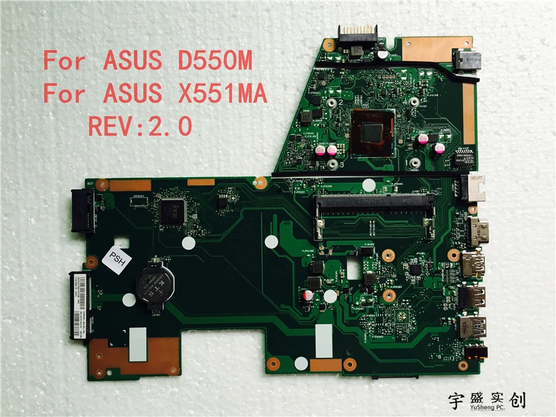 Материнская плата для ASUS X551MA D550M основная DDR3 rev2.0 (для процессора intel) Гарантия: 90
