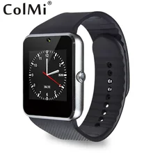 ColMi Smart Watch GT08 Sync Notifications With TF Card SIM Card Slots Compatible Android phone iPhone Push Messages Smartwatch
