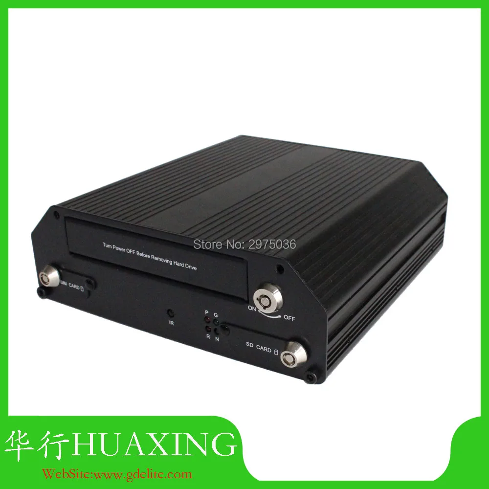 Автомобильный видеорегистратор MDVR с поддержкой AHD 4ch 960P/720P/ 960H (аналоговая) камера