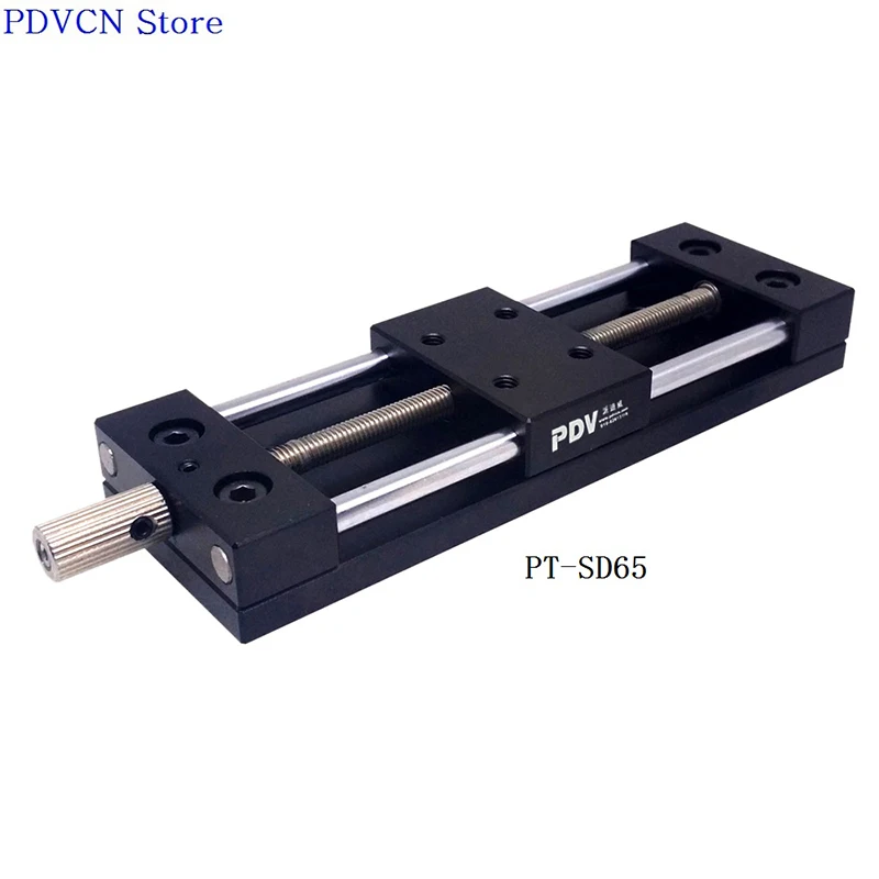 

X Axis 65mm Travel translation stage Manual Linear Stage Displacement Platform Optical Sliding Table PT-SD65