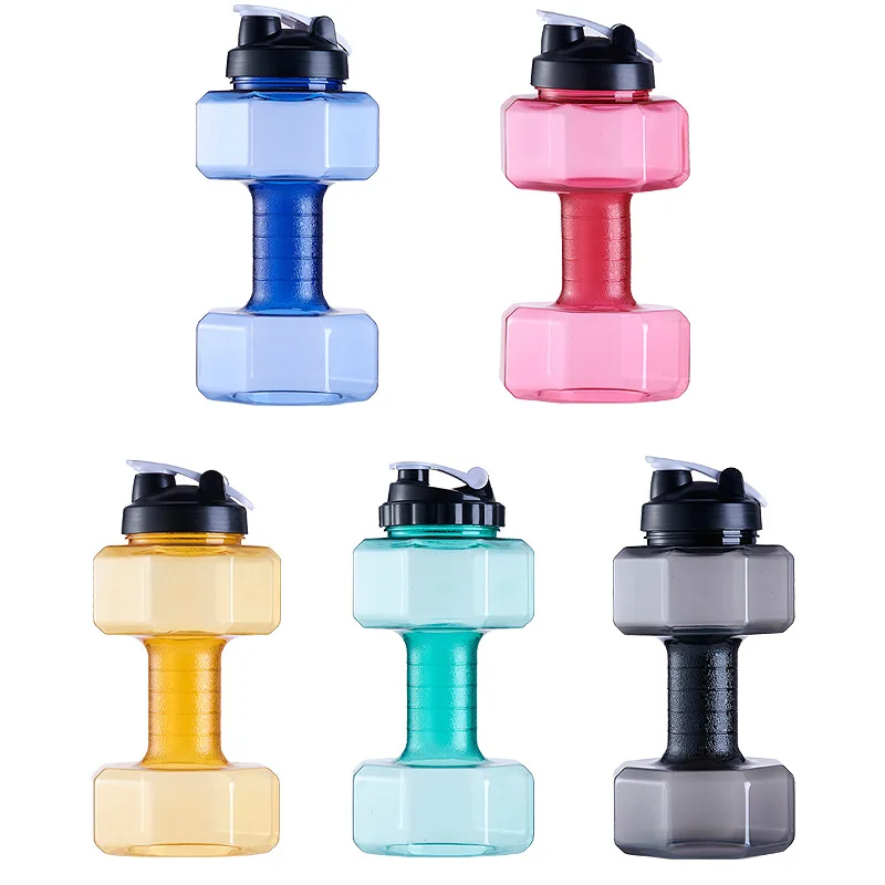 2.2 Liters Natural hiking Dumbbell Sport Bottle Portable Water Bottle men's Plastic Large Water Cup Fitness Cup Large Capacity 2.2 Liters Natural hiking Dumbbell Sport Bottle Portable Water Bottle men's Plastic Large Water Cup Fitness Cup Large Capacity