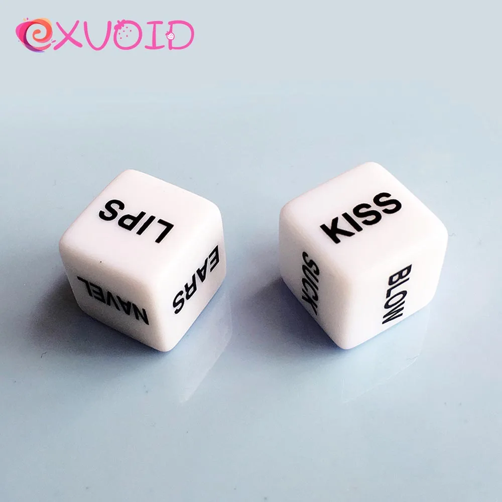 EXVOID 2 шт. сексуальные кубики секс игрушки для пар флирт романтика любовь юмор
