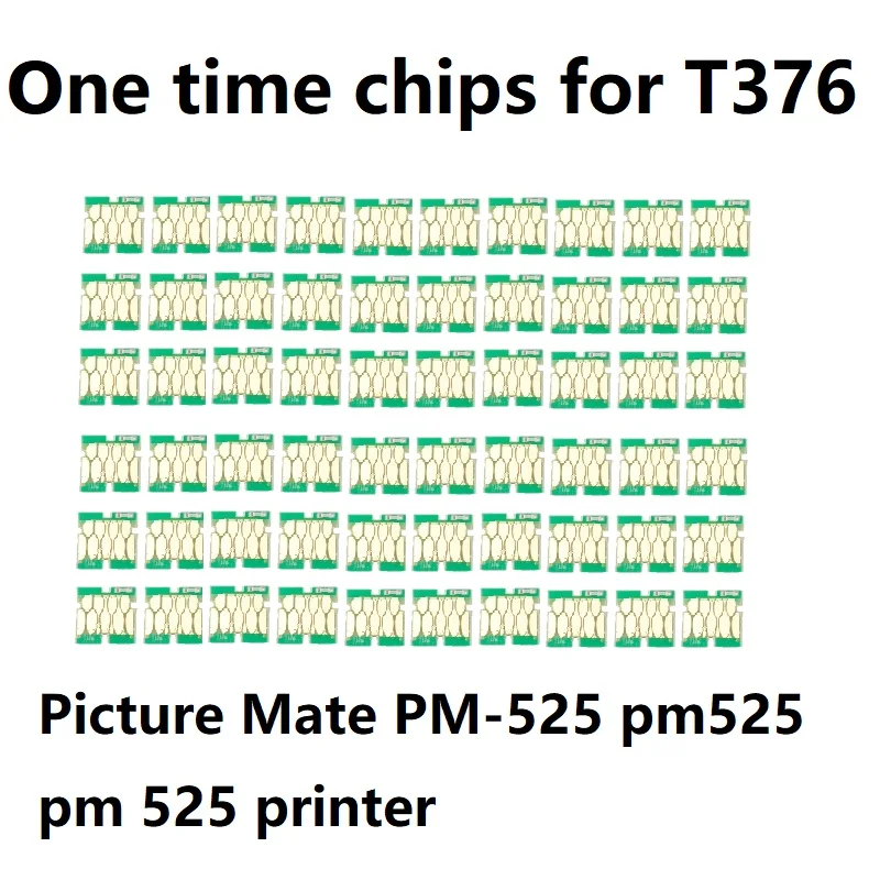 

INK WAY 60 pcs one time Chips compatible for ink cartridge T376 for Epson Picture Mate PM-525 pm525 pm 525 printer chip