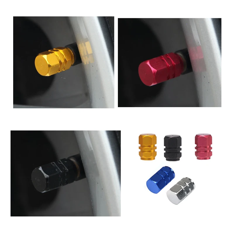 

4pcs Car Wheel Tire Valve Stems Cap Valve Caps Valve Wheels Tires Parts Dustproof Caps