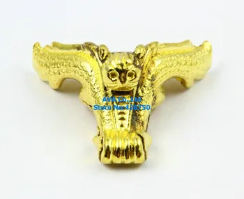 

4 Pieces Gold Jewelry Box Feet Animal Box Leg 42x23mm