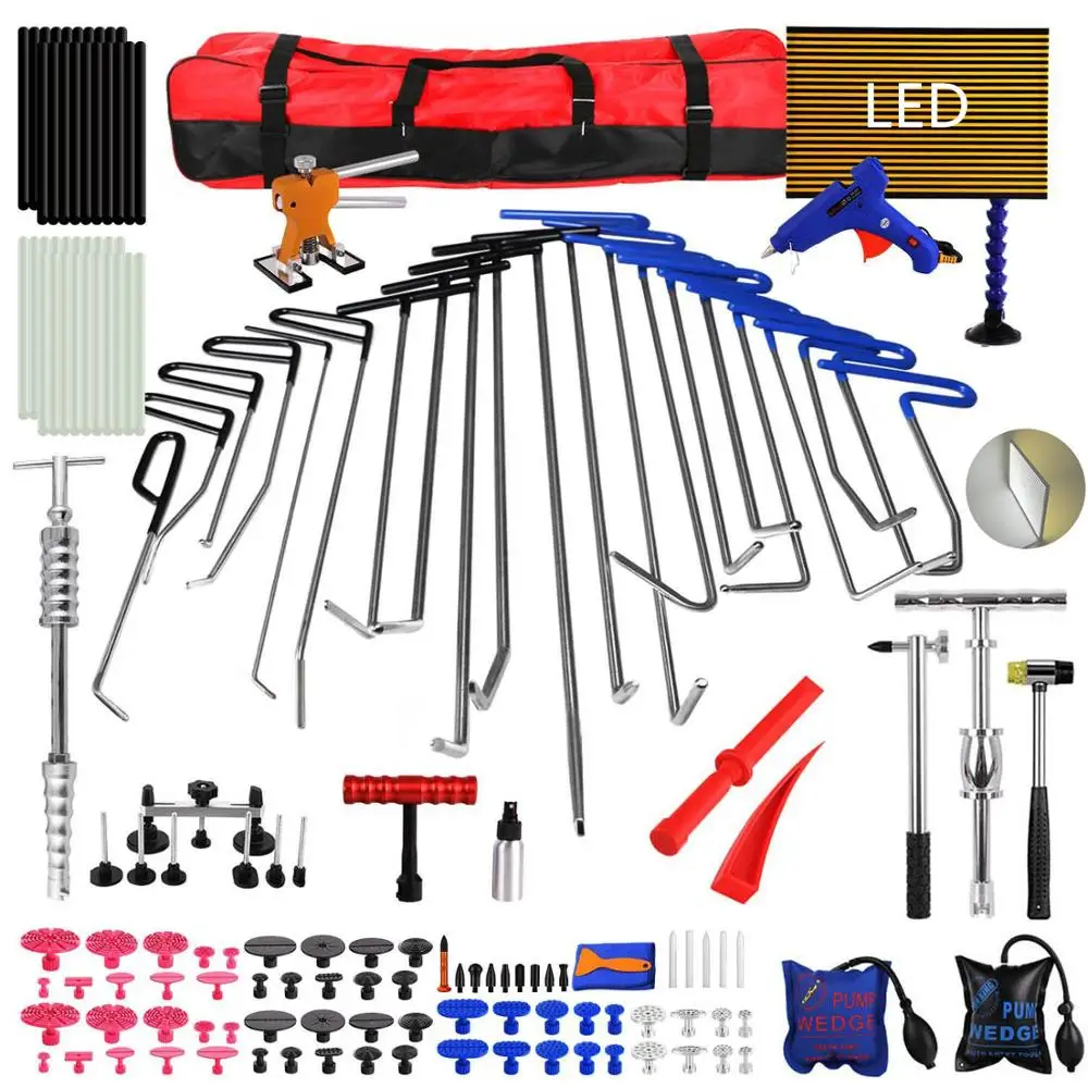 PDR инструменты 21 шт. PDR стержней Дент Съемник Slide Hammer Дент ...