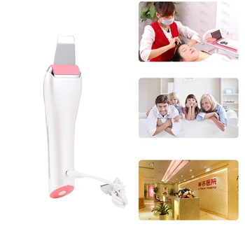 

Electric Deeply Ultrasonic Facial Cleaner Face Care Acne Removal Skin Peeling Scrubber Ultrasound Spa Beauty Makeup Massager 30