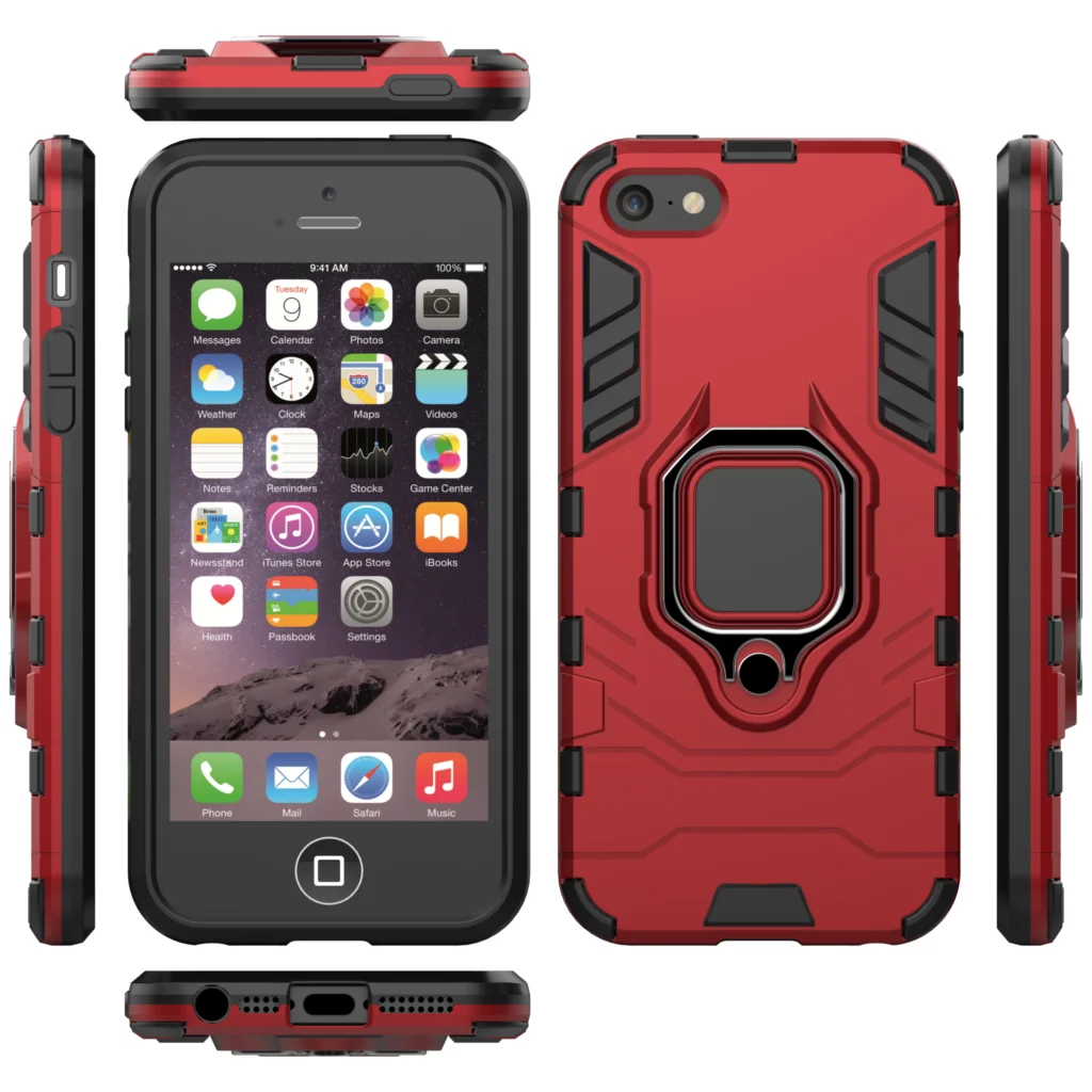 For Apple iPhone 6 6S 4.7&quot phone Case Stand Holder TPU&ampPC Hard Silicone Dual Armor Cover for iPhone6 iPhone6S protector |