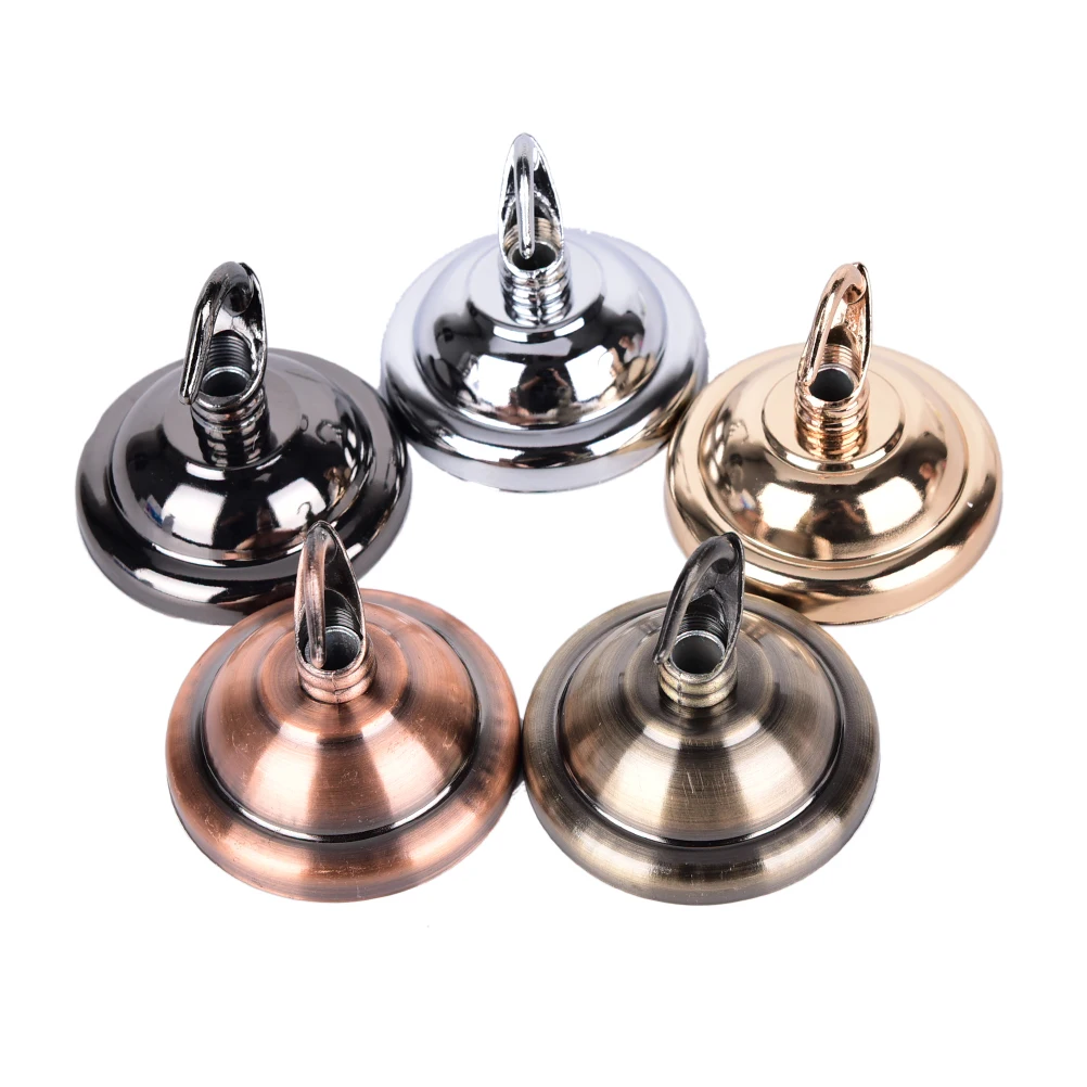 

1Pc Ceiling Cover Plate Hook Pendant Lamp Decoration Metal Accessories Chandelier Parts Vintage Ceiling Holder