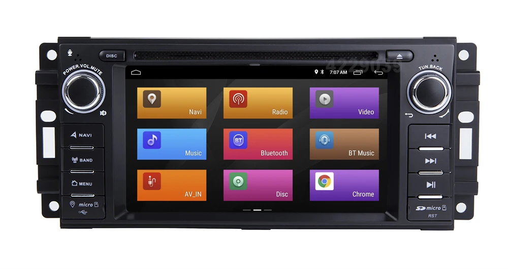 Clearance Android 8.1 Car DVD Player for JEEP COMMANDER/GRAND CHEROKEE  with Radio WiFi 10