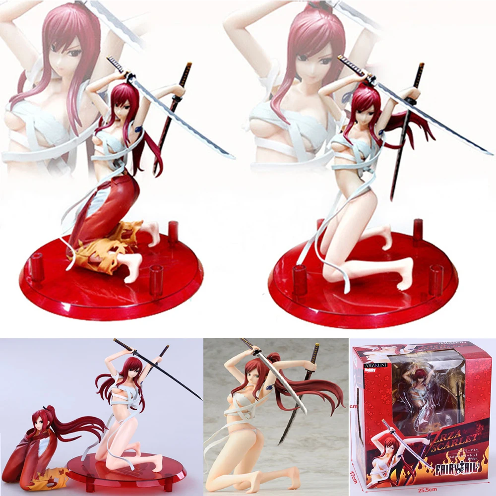 

PVC Hobby Japan Comic Fairy Tail Action Figure ERZA Scarlet 1/8 Replaceable Sexy Anime Model Toy Collectibles Gift Decoration