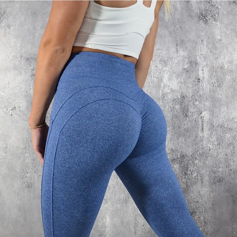 

NORMOV Fitness Push Up Leggings Women Workout Leggings Activewear High Waist Leggins Female Breathable Patchwork Jeggings