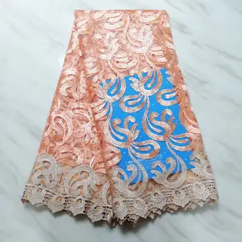 

Cassiel Dubai Wholesale High Quality Latest Mesh African Lace Fabrics Lilac French Textile Lace Fabric For Garment Dress