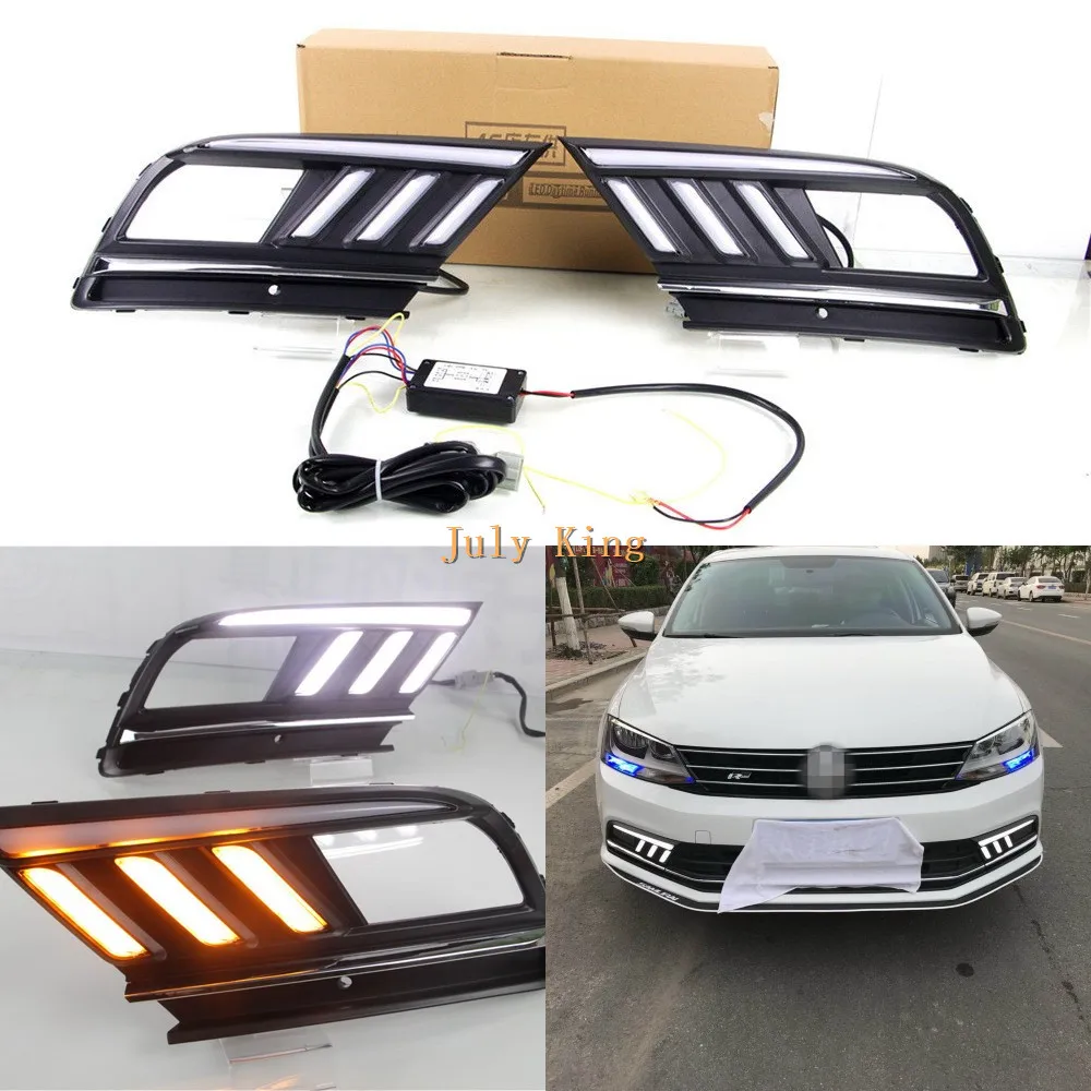 July King LED Daytime Running Lights Case for Volkswagen Jetta MK7