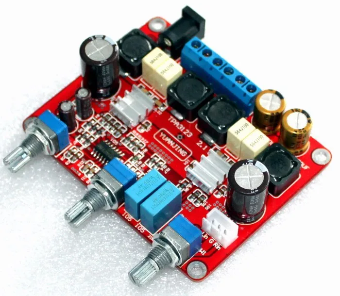 TPA3123 2 1 канальный усилитель сабвуфера (50 Вт + 25 * 2)|subwoofer amplifier board|amplifier boardsubwoofer |
