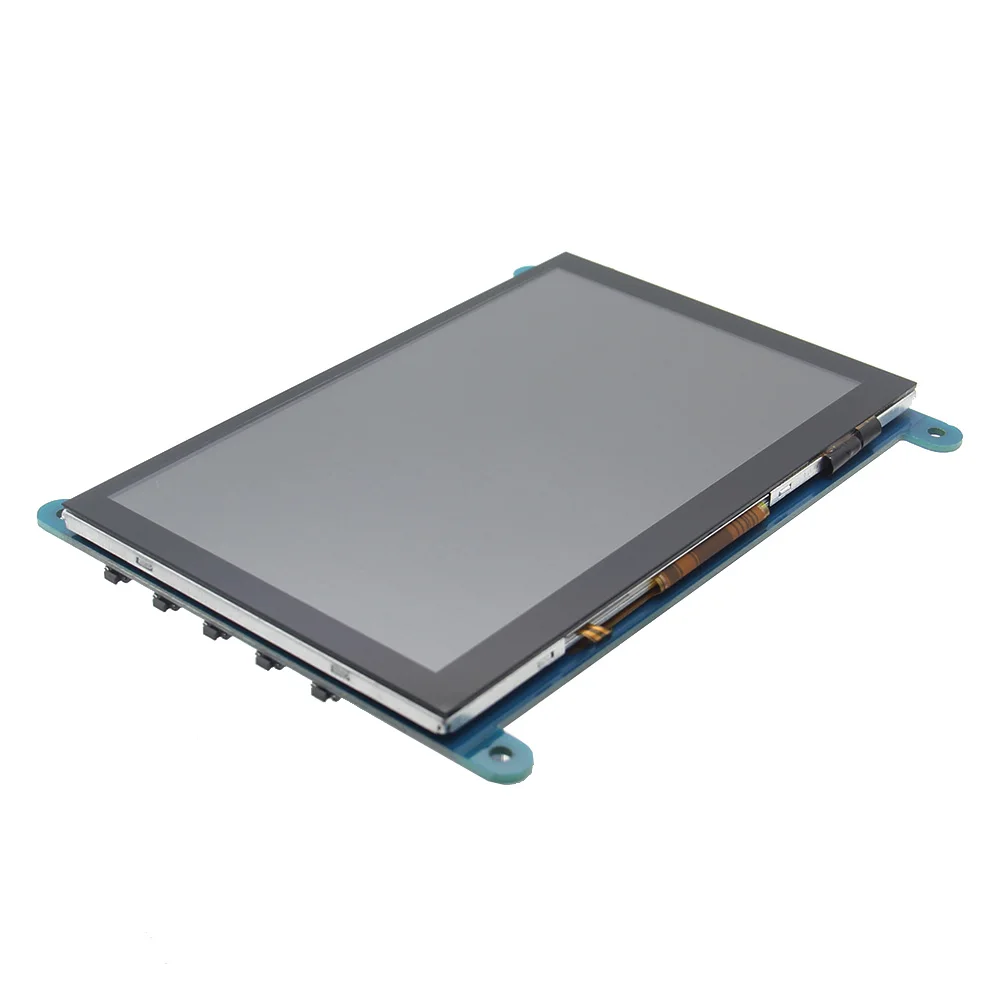 

NEW 5 Inch 800x480 HDMI Touch-Capacitive LCD Screen With OSD Menu For Raspberry Pi 3 B+ / BB Black