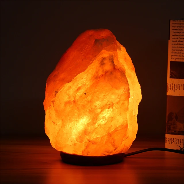Smuxi Himalayan Crystal Rock Salt Lamp Natural Pink Smuxi Himalayan Crystal Rock Salt Lamp Natural Pink Available Night Light Air Purifier