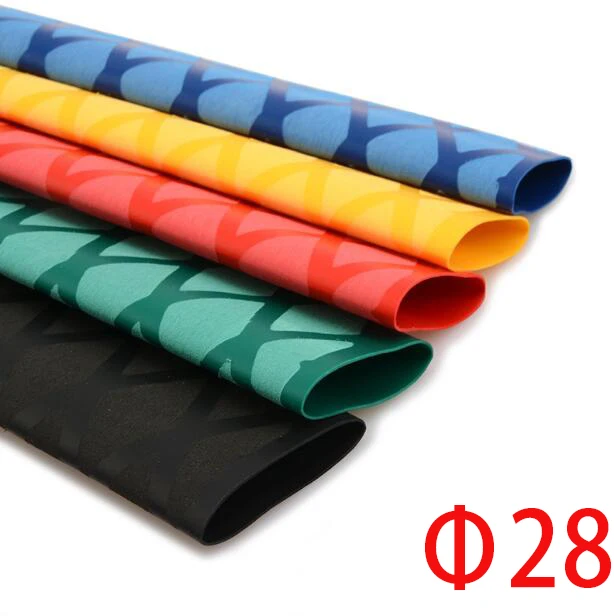 

28mm diameter 2:1 heat shrinkable tube for fishing rod Pattern Non-slip 1meter