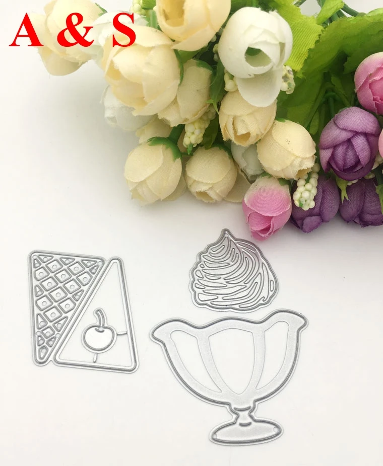  Q88 METAL CUTTING DIES Puzzle Ice Cream Scrapbook card invitation paper craft party decor embossing - 32829199955