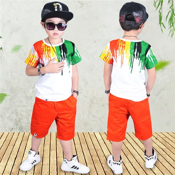 Children Boys Clothing Kids Boys Clothes Sets Summer Boys Tops T shirt