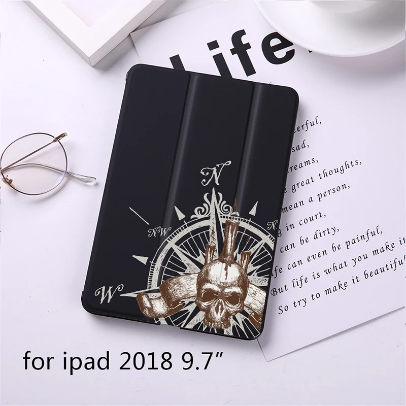 Роскошный Магнитный чехол-книжка с сердечком и фруктами для Apple iPad 9," чехол для iPad 9,7" из искусственной кожи складной чехол-книжка для планшета