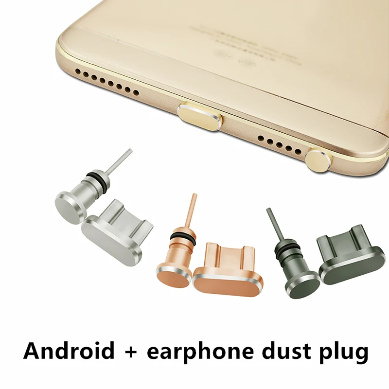 

Android Mobile Phone Micro USB Dust Plug 3.5mm Audio Earphone Aux Dust Plug Charger Port Interface Stopple Retrieve Card Pin