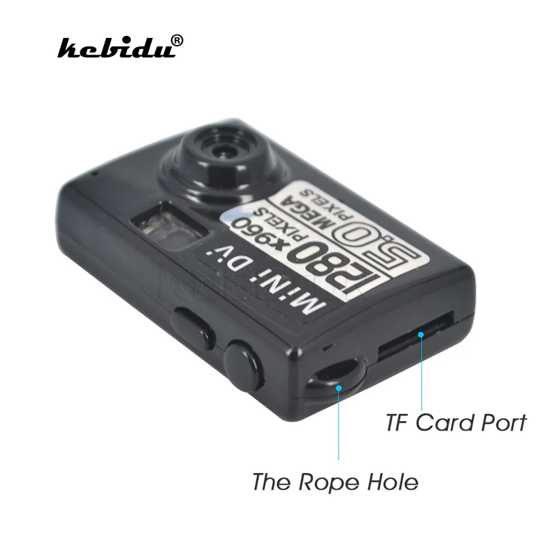 

kebidu Ultra New Mini DV DVR 5MP HD Digital Camera Video Audio Recorder Webcam Sports VideoRecorder Action Camera Camcorder