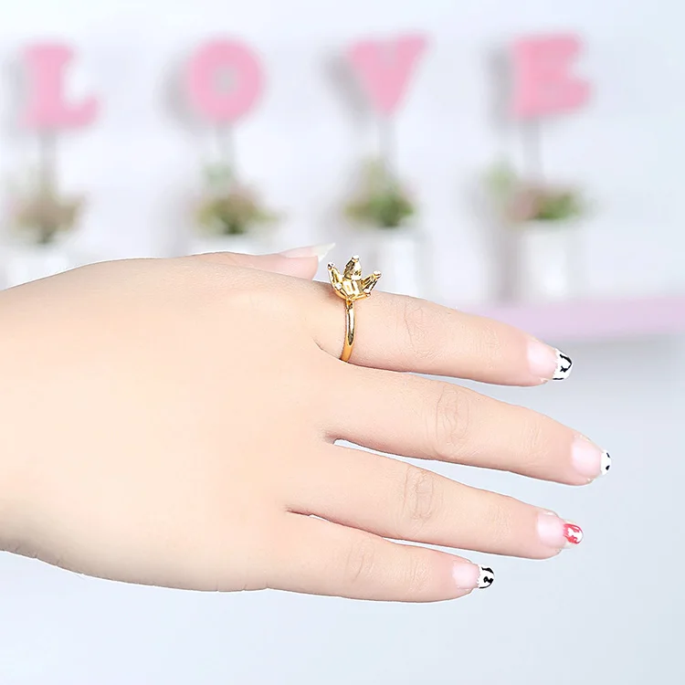 

kpop new Bigbang fashion popular Petal ring GD same paragraph Fashion ring