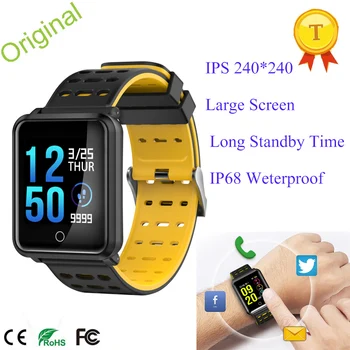 

1.3 inch IPS 240*240 Large Color Screen Heart Rate Smart Watch Wearable Devices Waterproof Bluooth4.0 For iPhone&Android