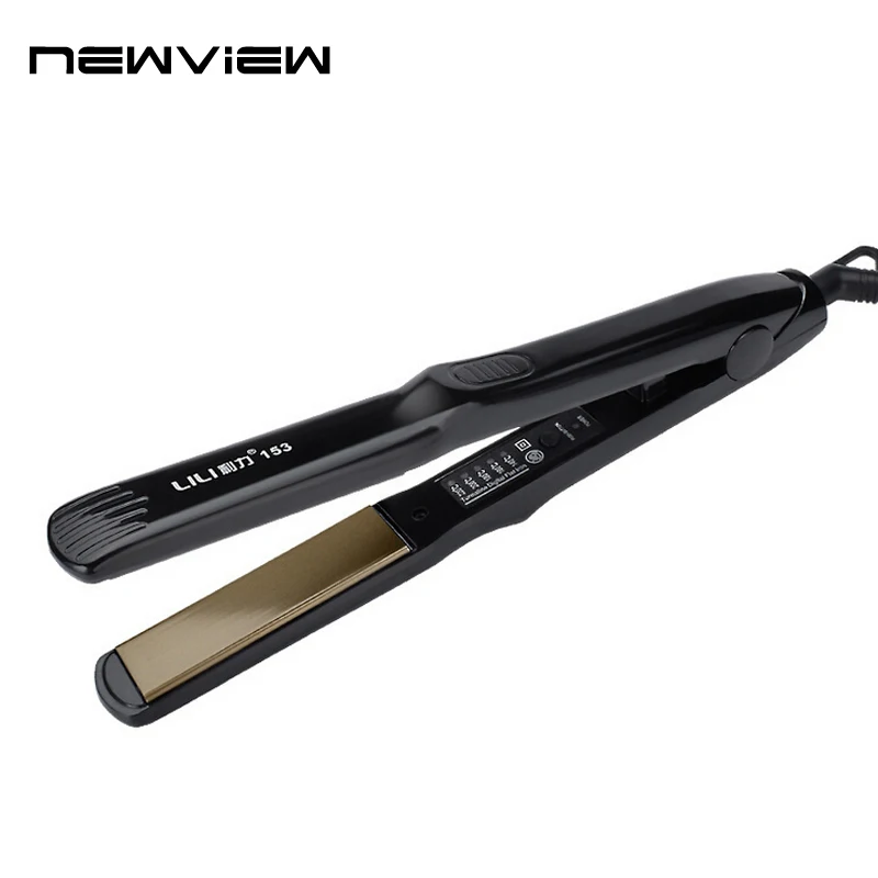 

Straightenting Black Professional Electronic Hair Straightener Ceramic Flat Irons Hair Iron for Dry Hair HS-153