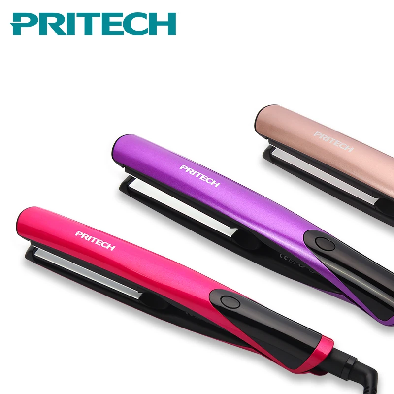 

Pritech Professional Hair Straightener Slim Hair Protect Flat Iron Dual Curling&Straightening Iron Ceramic Coating Styling Tools