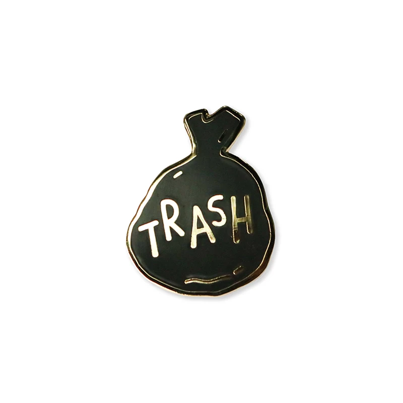 

Trash Enamel Pin
