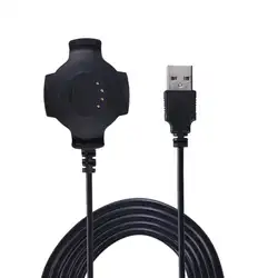 1 м Смарт-часы USB зарядки подставка для кабеля Зарядное устройство Шнур передачи данных провод источник питания для Smartwatch черный