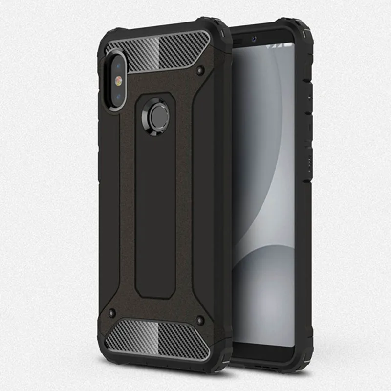 

Case For Xiaomi Redmi Note 5 Luxury Armor Shockproof Hybrid Hard PC+TPU Silicone Rugged Cover For Redmi Note 5 7 Pro 4X 4 Case