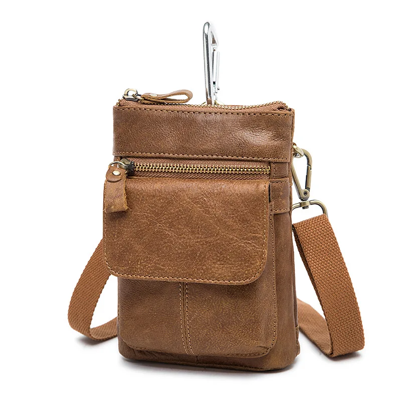Genuine Leather Men Bag Fashion Crossbody Leather Bag Men Messenger