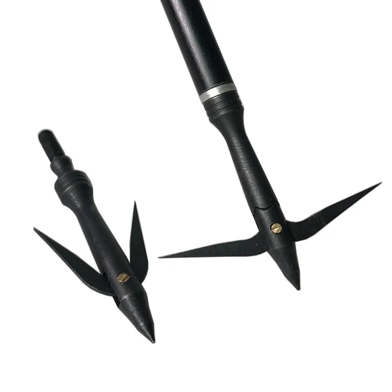 6pcs Archery Bowfishing Broadhead Hunting Arrow Heads Expandable Blade