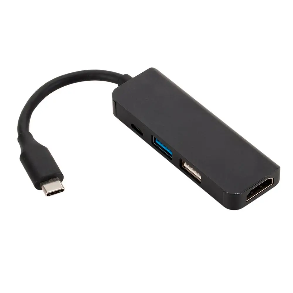 USB C Тип с разъемами типа c и мульти Порты USB 3,0 USB2.0 Micro USB 4 Порты и разъёмы разветвитель HDMI док-станция для Macbook Pro/Air для samsung huawei Q80