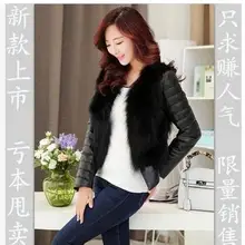 S/6Xl женская черная Повседневная куртка из искусственного меха кожаная вышивка короткая куртка из искусственного меха большого размера Верхняя одежда Куртка K61